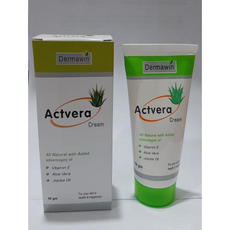 Dermawin Herbal Actvera Cream, 50 gm (pack of 2)