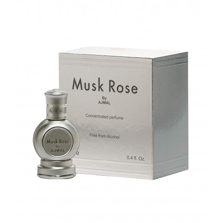 Musk Rose Concentrated Floral Perfume Free From Alcohol 12ml for unisex