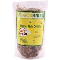 Foodherbs Herbal Hair Oil Mix, Black Hair pack of 2