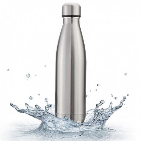 Rangwell Silver Stainless Steel Water Bottle 500ml