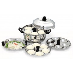 LUXURIA Stainless Steel IDLY Pot & Steamer