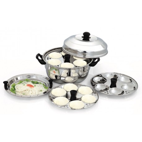 LUXURIA Stainless Steel IDLY Pot & Steamer