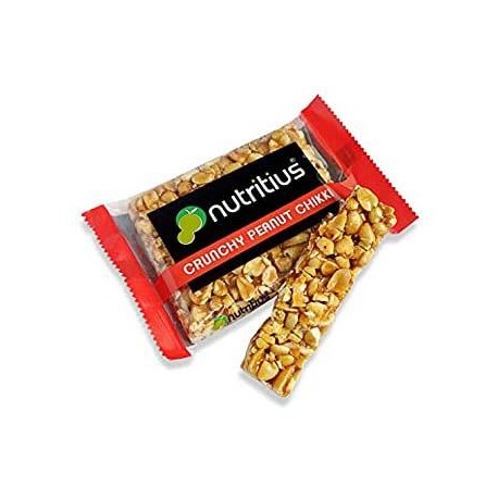 Crunchy Peanut Chikki (Nutritius)- 40gm ( pack of 10 )