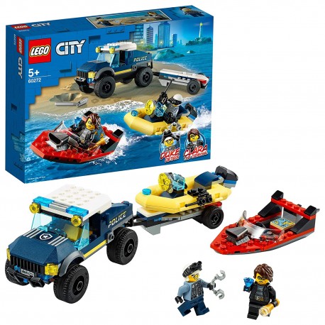 LEGO 60272 City Elite Police Boat Transport Toy