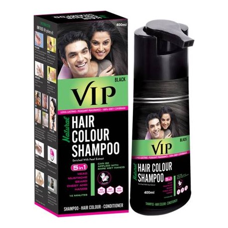 VIP Hair Color Shampoo, (400ml)