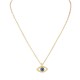 Vembley Amazing Gold Plated Evil Eye Pendant Necklace