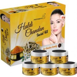 PROFESSIONAL FEEL Haldi Chandan Facial Kit,(5 x 50 g)