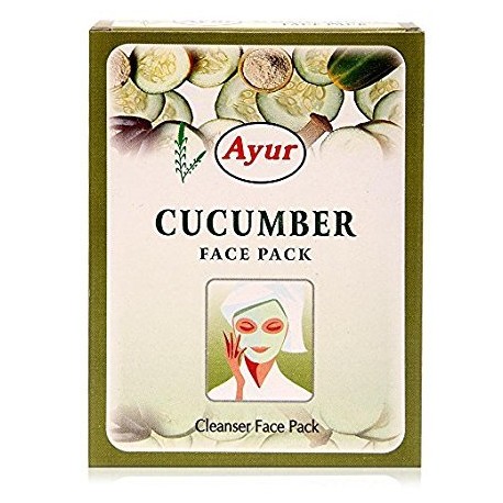 AYUR HERBAL CUCUMBER  FACE PACK POWDER-(100g)
