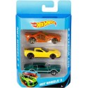 HOT WHEELS 3 car gift pack  (Multicolor)