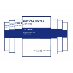 2022 CFA Level 1 Kaplan (Set of 7 Books) Paperback