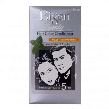 Bigen Speedy Hair Color Conditioner Natural Black 881, 80g