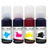 Splashjet 003 Ink for Epson Printer Ink Bottle (4 Color Set)