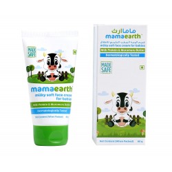 Mamaearth Milky Soft Natural Baby Face Cream for Babies 60mL