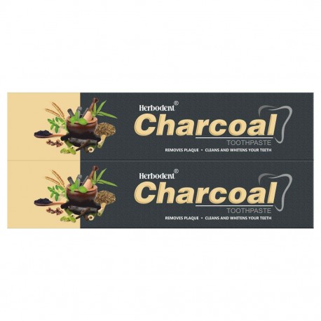 Herbodent Charcoal Toothpaste - ( pack f 2 )