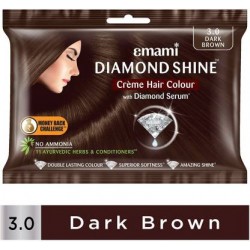 EMAMI Diamond Shine Dark Brown Creme Hair Colour-20g