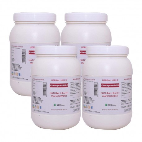 Herbal Hills Chologuardhills - Value Pack 900 Tablets - (Pack of 4)