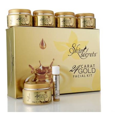 SKIN SECRETS 24 CARAT GOLD FACIAL KIT 310g