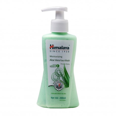 Himalaya Moisturizing Aloe Vera Face Wash, 200ml