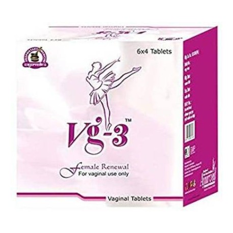VG-3 Tablets For Women Herbal Tablets  (24 Tablets)