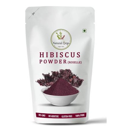 NATURAL ORGO HIBISCUS (sabdariffa) FLOWER POWDER - 1 KG  (1 kg)