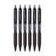 UNI-BALL UNJSP101BK6 Jetstream Roller Ball Pen Set - Pack of 6 (Black)