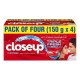 Closeup Everfresh with Triple Fresh Formula - 600 g (150g x 4)