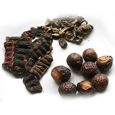 Rolimoli Natural Whole Dried Amla, Ritha and Shikakai (Pack of 3)