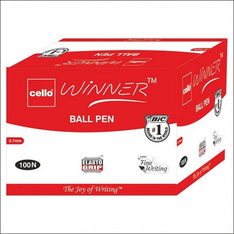 Cello Winner Ballpoint Pen Pack of 100 (Blue)