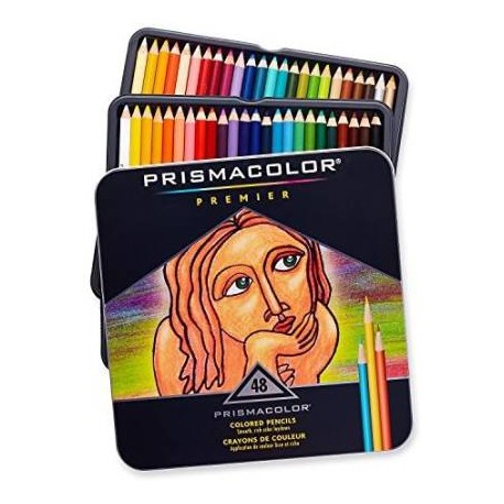 Prismacolor Premier Colored Pencils, Soft Core, 48 Pack