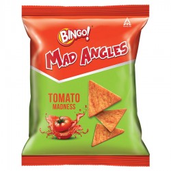 Bingo Mad Angles Chips - Tomato Madness, 36.5 g- ( Pack of 5)