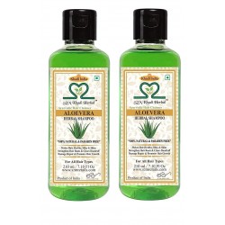 Khadi Alovera Herbal Shampoo 200ml Combo(Pack of 2)