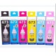 MHP Cartridges 673 Black + Tri Color Combo Pack Ink Bottle