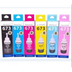 MHP Cartridges 673 Black + Tri Color Combo Pack Ink Bottle