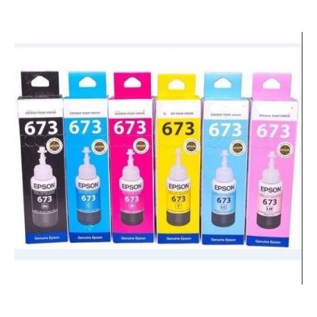 MHP Cartridges 673 Black + Tri Color Combo Pack Ink Bottle