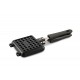 Non-Stick Waffle Maker Pan Press Plate Cooking Baking Tool with Long Handle, (Black)