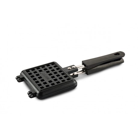 Non-Stick Waffle Maker Pan Press Plate Cooking Baking Tool with Long Handle, (Black)