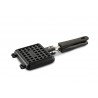 Non-Stick Waffle Maker Pan Press Plate Cooking Baking Tool with Long Handle, (Black)
