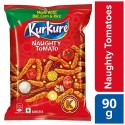 Kurkure Namkeen - Naughty Tomatoes, 90 g - ( Pack of 3 )
