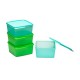 Tupperware Square Refrigerator Container Keep Tab 1.2l 4pc