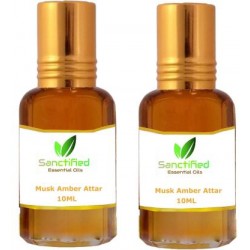 Sanctified Musk Amber Attar Perfume 10ML (pack of 2)