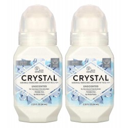 Crystal Body Deodorant Roll On 2.25 Oz, 2 Pack
