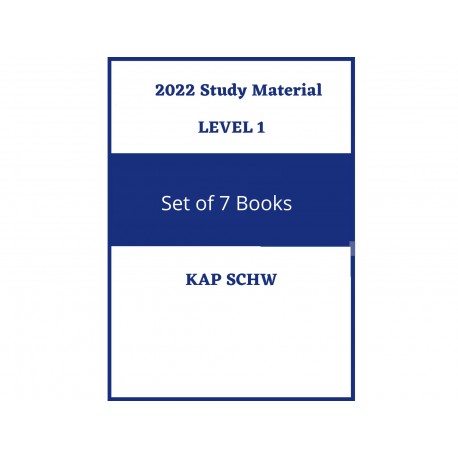 2022 Study Material compatible for CFA Level 1 Exams (Set of 7 Books) Paperback – 1 January 2021