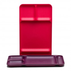 Tupperware Divided Plastic Dining Plate Colour May Vary