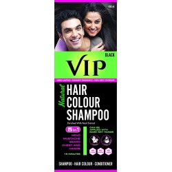 VIP Hair Color Shampoo, Black, 400ml