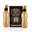 Tupperware Aquasafe Water Bottle 750 ml Gold 2 pcs
