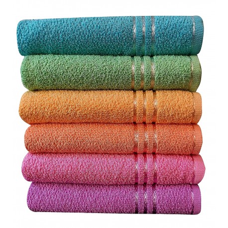 Cotton Bolls Textiles Cotton Hand Towel 400 GSM  35 x 50 cm (Pack of 6)