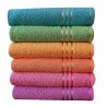 Cotton Bolls Textiles Cotton Hand Towel 400 GSM  35 x 50 cm (Pack of 6)
