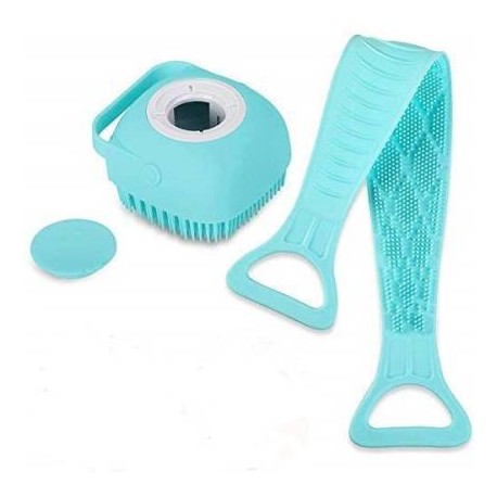 2 in 1 Combo Silicone Bath Body Back Brush