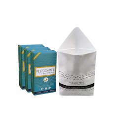 Peeschute Unisex Pocket Sized Toilet Disposable Paper Urine Bags (Set of 3X3)