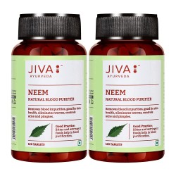 Jiva Neem Tablets - Natural Blood Purifier - 120 tab